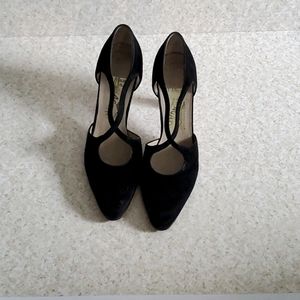 Salvatore Ferragamo suede heels size 7.5